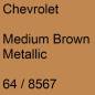 Preview: Chevrolet, Medium Brown Metallic, 64 / 8567.